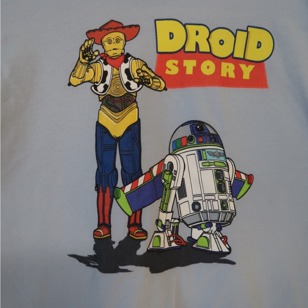 Disney: Droid Story (Star Wars x Toy Story) Men’s T-Shirt - Size Medium - Picture 2 of 3